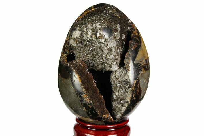Septarian Dragon Egg Geode - Barite Crystals #143159